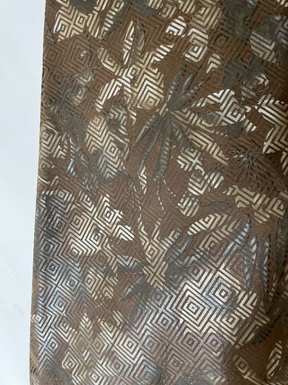 GOV. KOŽA VELOUR LEAF PATTERN
