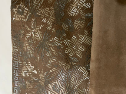 GOV. KOŽA VELOUR LEAF PATTERN