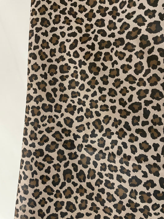 VELOUR WITH LEOPARD PRINT