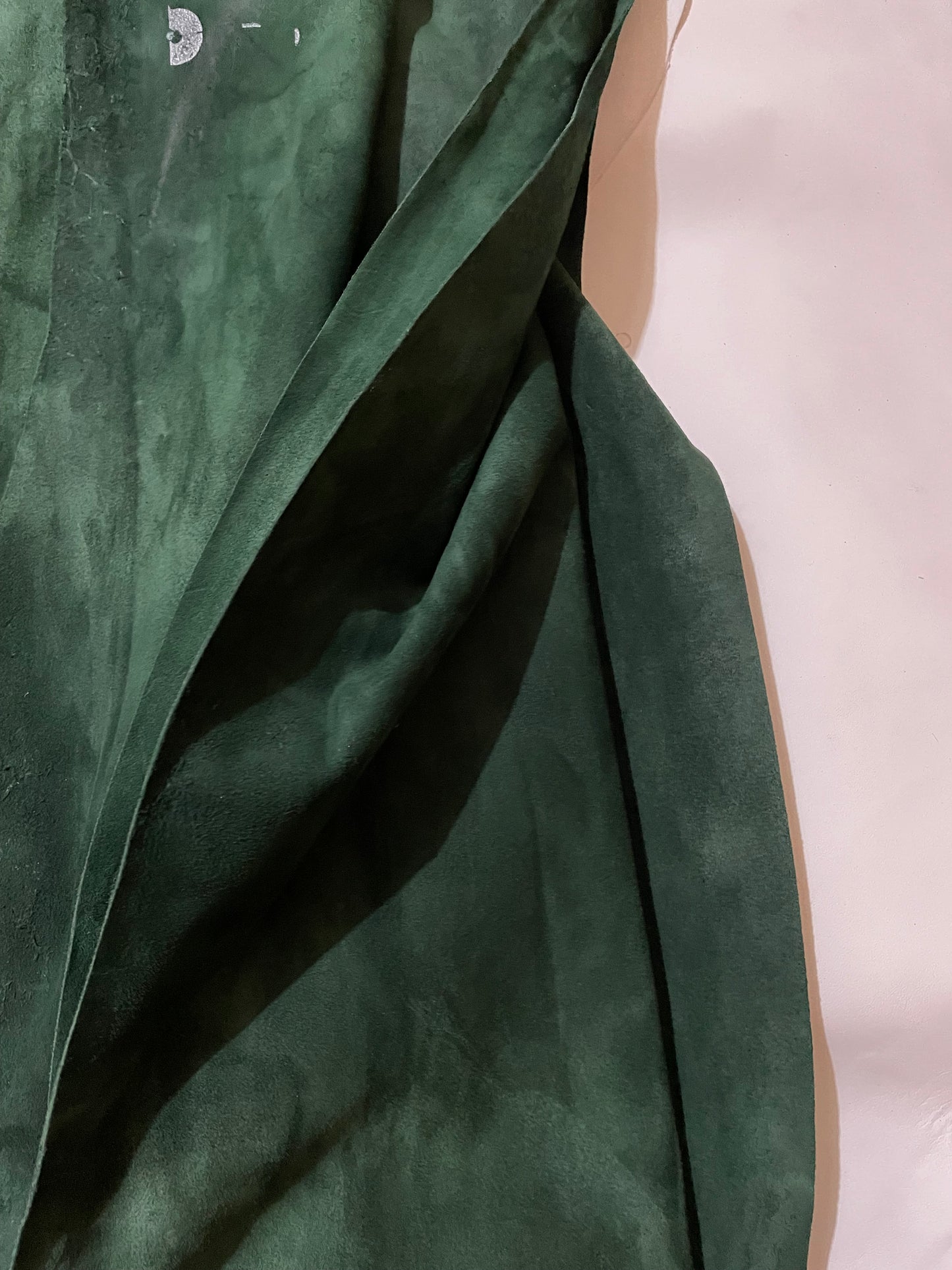 DARK GRASS - COW LEATHER SUEDE