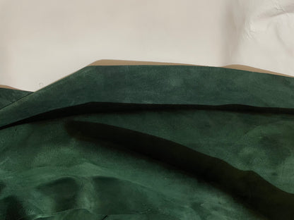 DARK GRASS - COW LEATHER SUEDE