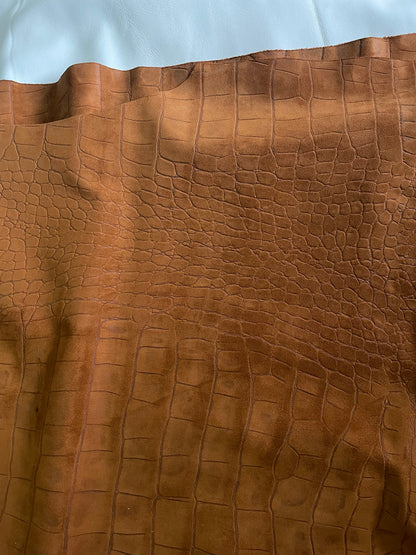 CAMEL KROKO - GOV. VELOR LEATHER