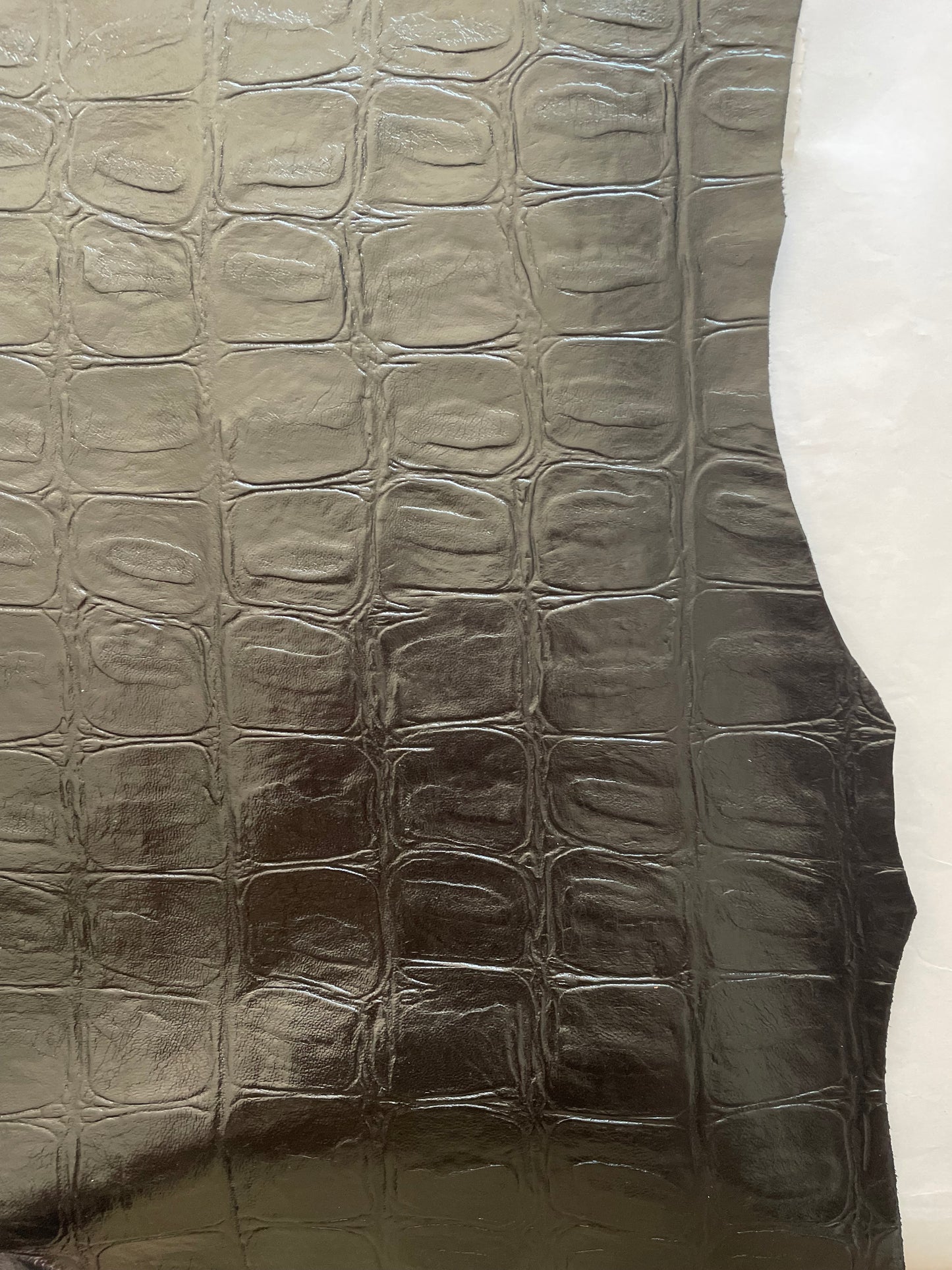 BLACK KROKO LARGE - SHEEP SKIN