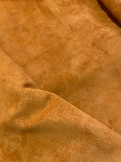 GOAT LEATHER VELOUR - ARANCIO