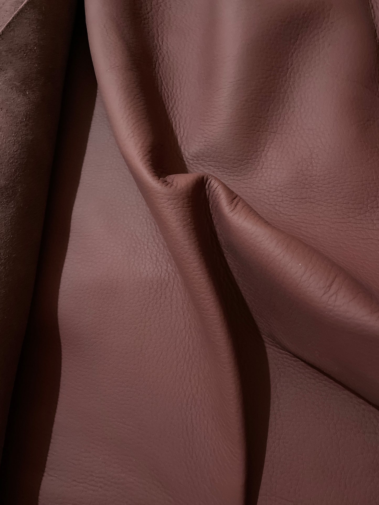 BURGUNDY PRINTED - GOV. NAPPA LEATHER