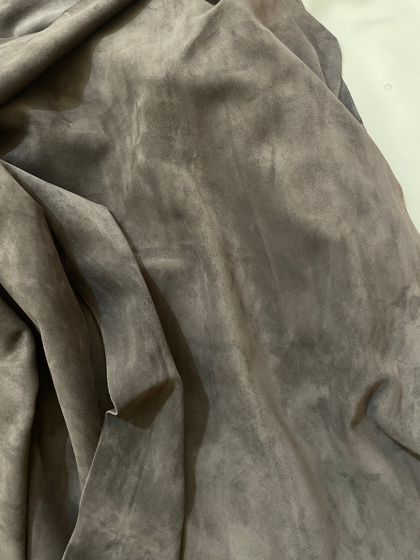 GOAT LEATHER VELOUR - DARK GRAY