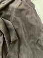 GOAT LEATHER VELOUR - DARK GRAY