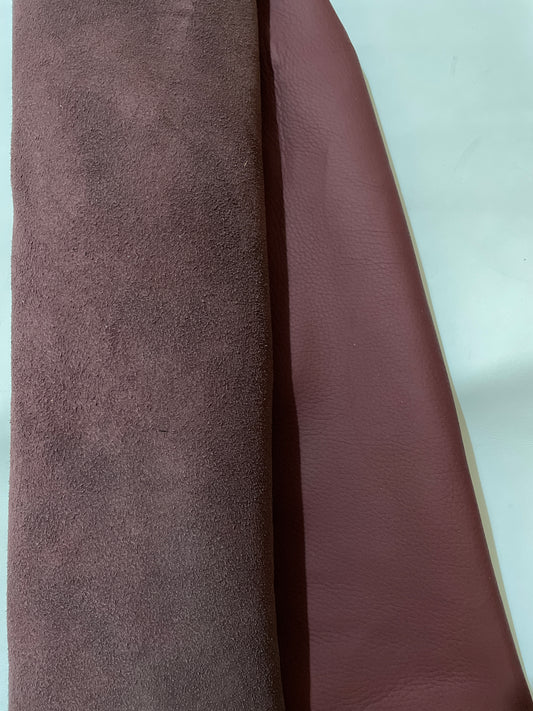 BURGUNDY PRINTED - GOV. NAPPA LEATHER