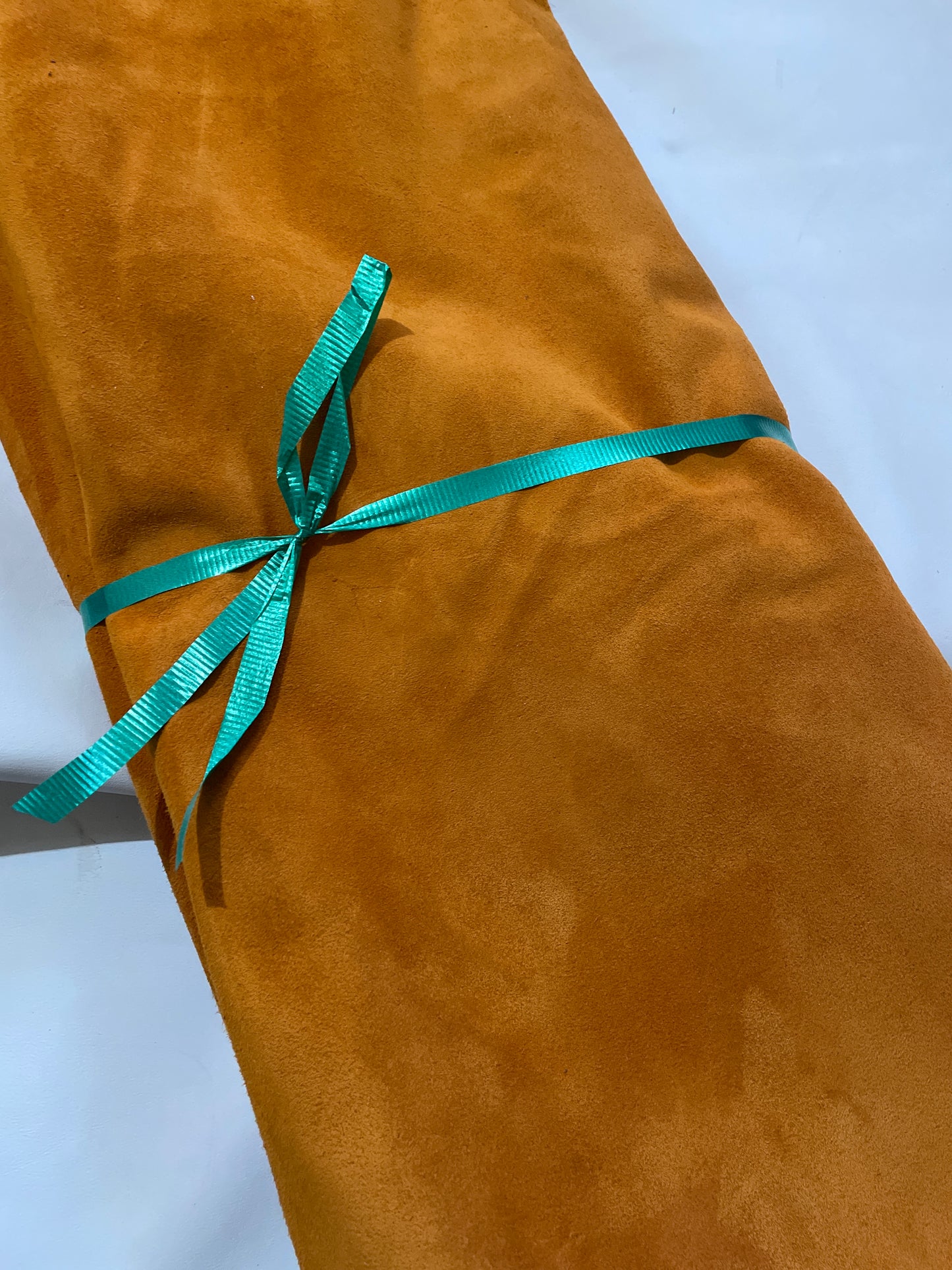 GOAT LEATHER VELOUR - ARANCIO